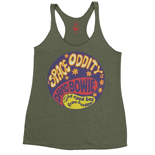 David Bowie Space Oddity Racerback Tank - Women