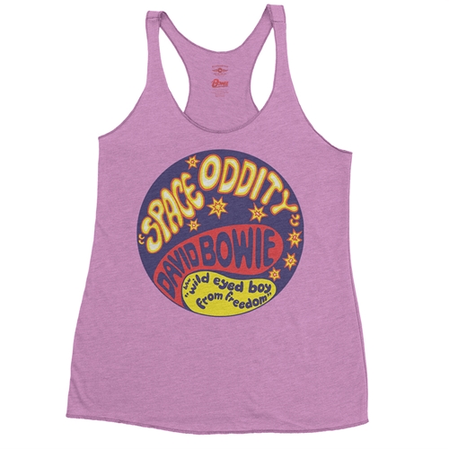 David Bowie Space Oddity Racerback Tank - Women
