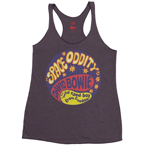 David Bowie Space Oddity Racerback Tank - Women