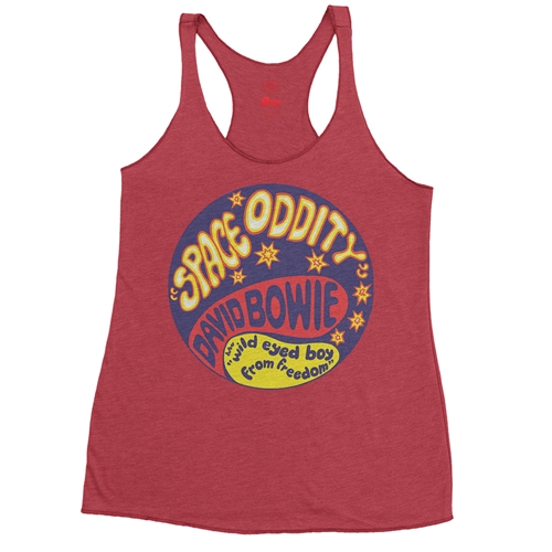 David Bowie Space Oddity Racerback Tank - Women