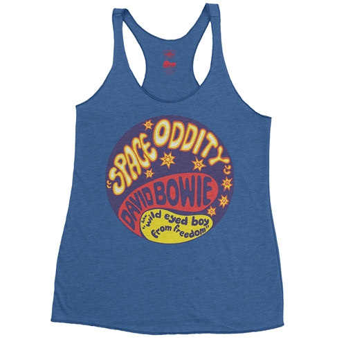 David Bowie Space Oddity Racerback Tank - Women