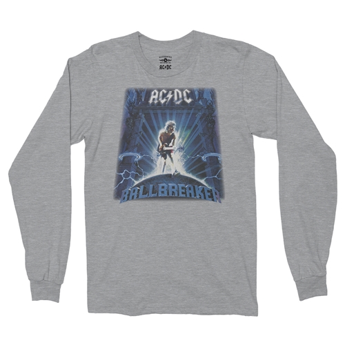 AC/DC Ballbreaker Long Sleeve T-Shirt - longsleeveathleticheather