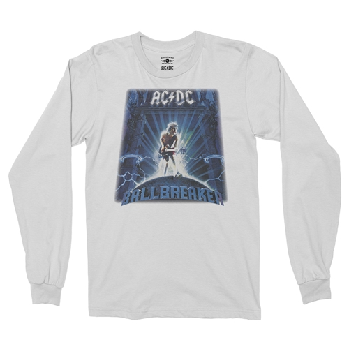 AC/DC Ballbreaker Long Sleeve T-Shirt - longsleevewhite