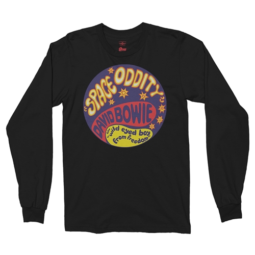 David Bowie Space Oddity Long Sleeve T-Shirt - longsleeveblack