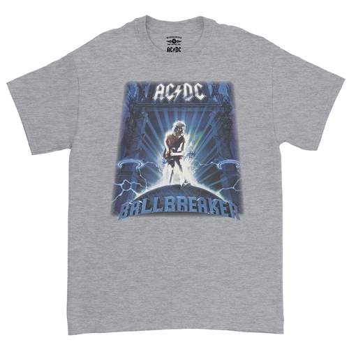 AC/DC Ballbreaker T-Shirt - Classic Heavy Cotton - classicathleticheather