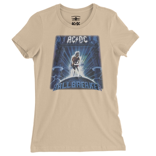 AC/DC Ballbreaker Ladies T Shirt - Relaxed Fit - ladiessanddune