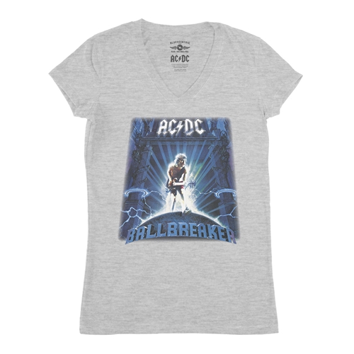 AC/DC Ballbreaker V-Neck T Shirt - Women