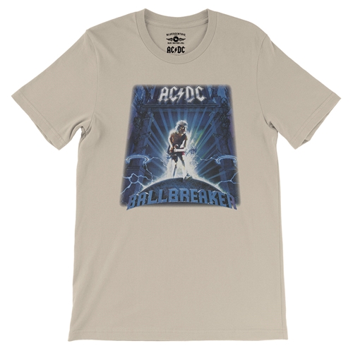 AC/DC Ballbreaker T-Shirt - Lightweight Vintage Style - vintagecream