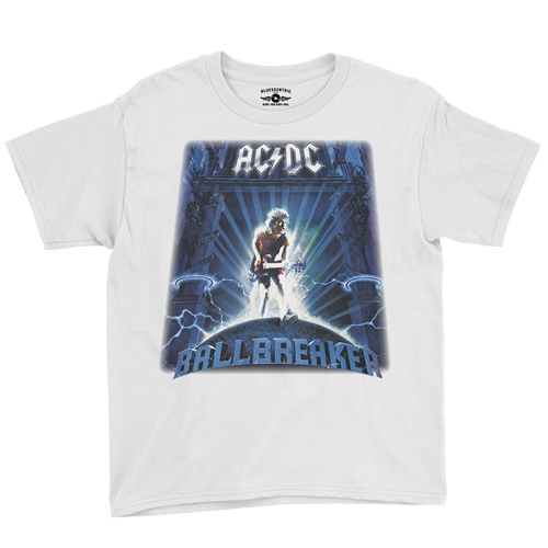 AC/DC Ballbreaker Youth T-Shirt - Lightweight Vintage Children - youthwhite