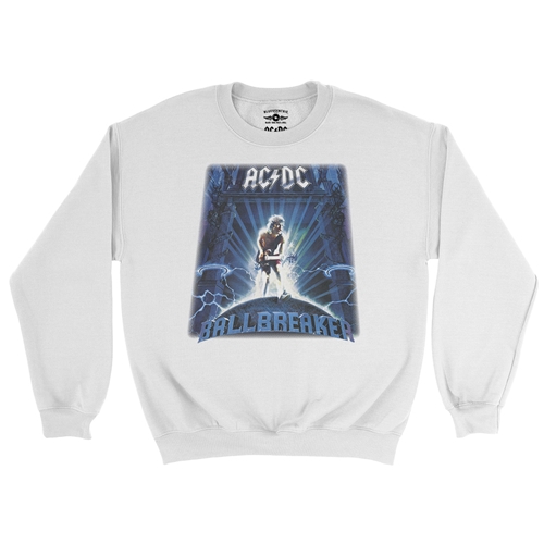 AC/DC Ballbreaker Crewneck Sweatshirt - white