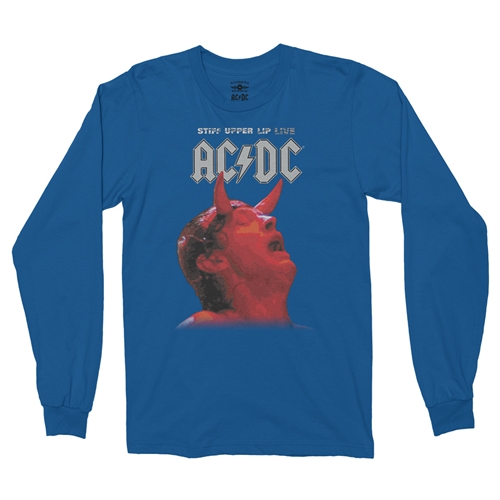 AC/DC Stiff Upper Lip Live Long Sleeve T-Shirt - longsleeveblue