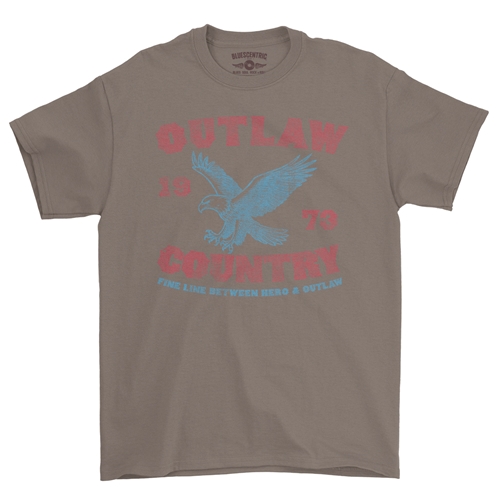 Outlaw Country T-Shirt - Classic Heavy Cotton - classictaupe