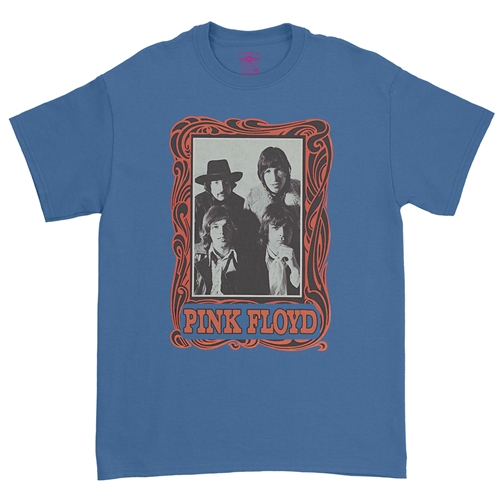 Pink Floyd Psychedelic Frame T-Shirt - Classic Heavy Cotton - classicroyalblue