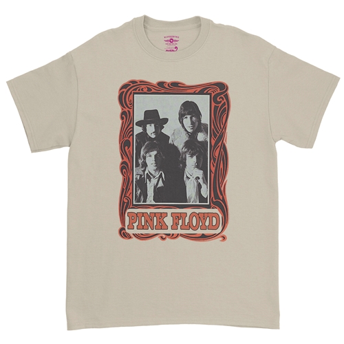 Pink Floyd Psychedelic Frame T-Shirt - Classic Heavy Cotton - classicsand