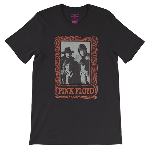 Pink Floyd Psychedelic Frame T-Shirt - Lightweight Vintage Style - vintageblack