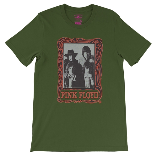 Pink Floyd Psychedelic Frame T-Shirt - Lightweight Vintage Style - vintageolive