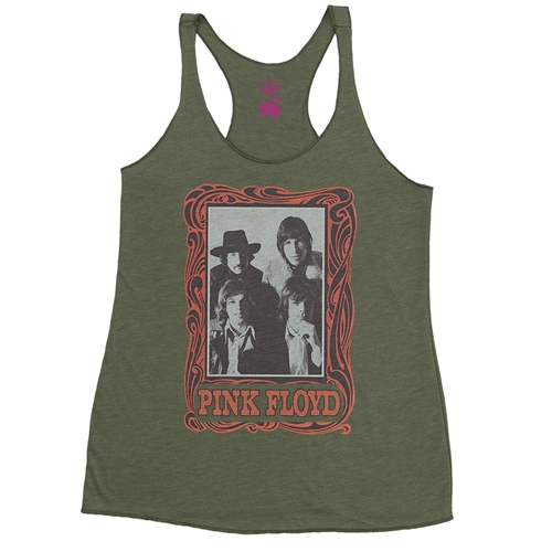 Pink Floyd Psychedelic Frame Racerback Tank - Women