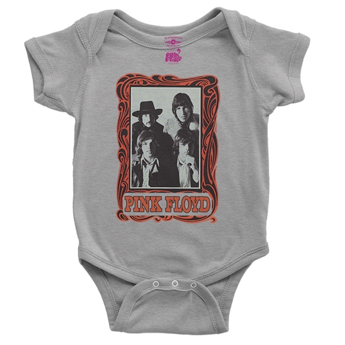 Pink Floyd Psychedelic Frame Baby Onesie - babyheather