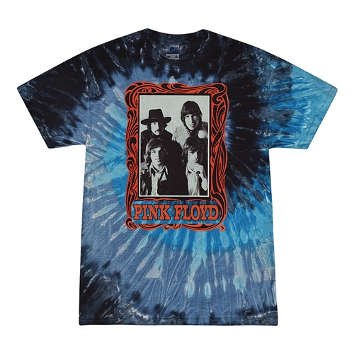Pink Floyd Psychedelic Frame Tie-Dye T-Shirt - Blue