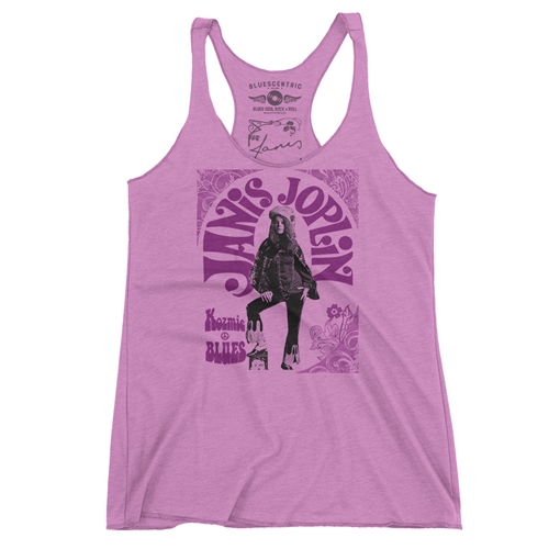 Psychedelic Janis Joplin Kozmic Blues Racerback Tank - Women
