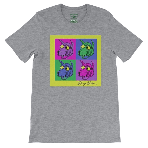 George Clinton Pop Culture T-Shirt - Lightweight Vintage Style - vintageathleticheather