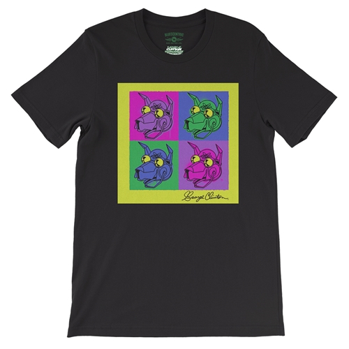 George Clinton Pop Culture T-Shirt - Lightweight Vintage Style - vintageblack