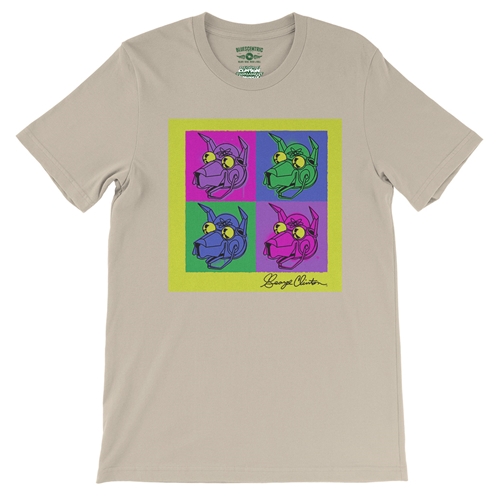 George Clinton Pop Culture T-Shirt - Lightweight Vintage Style - vintagecream