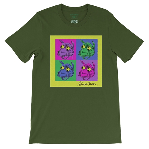 George Clinton Pop Culture T-Shirt - Lightweight Vintage Style - vintageolive