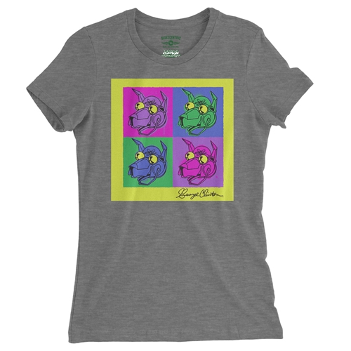 George Clinton Pop Culture Ladies T Shirt - Relaxed Fit - ladiesdeepheather