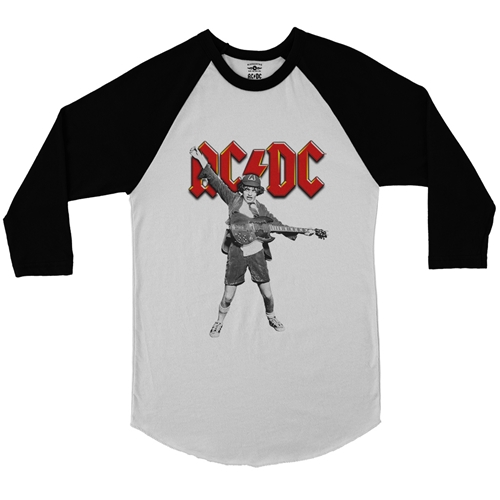 Graphic AC/DC Raglan Baseball Tee