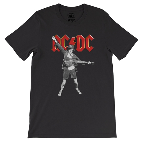 Graphic AC/DC T-Shirt - Lightweight Vintage Style - vintageblack