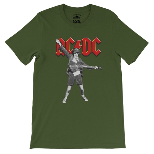 Graphic AC/DC T-Shirt - Lightweight Vintage Style - vintageolive