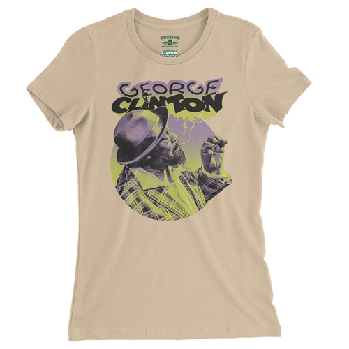 George Clinton Smoke Ladies T Shirt - Relaxed Fit - ladiessanddune