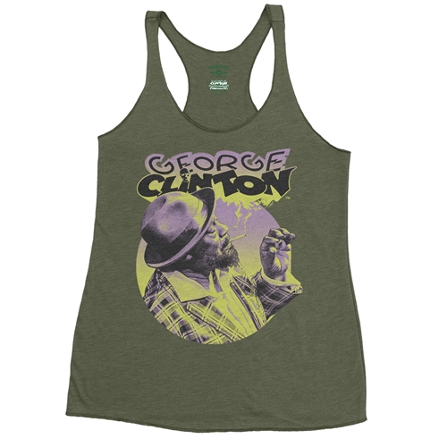 George Clinton Smoke Racerback Tank - Women