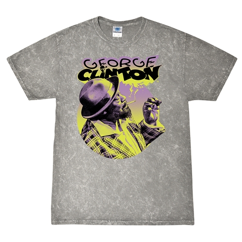 George Clinton Smoke T-Shirt - Gray Mineral Wash