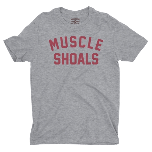 Muscle Shoals T-Shirt - Lightweight Vintage Style - vintageathleticheather