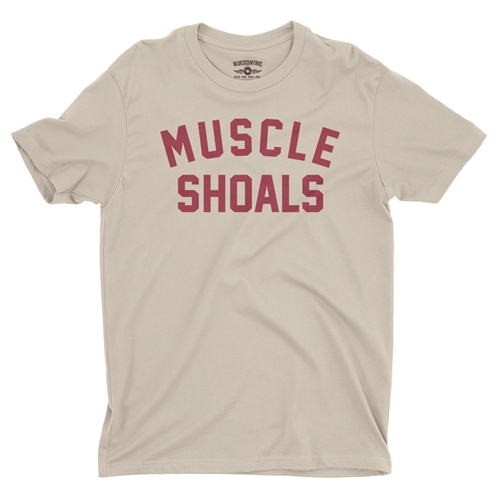 Muscle Shoals T-Shirt - Lightweight Vintage Style - vintagecream