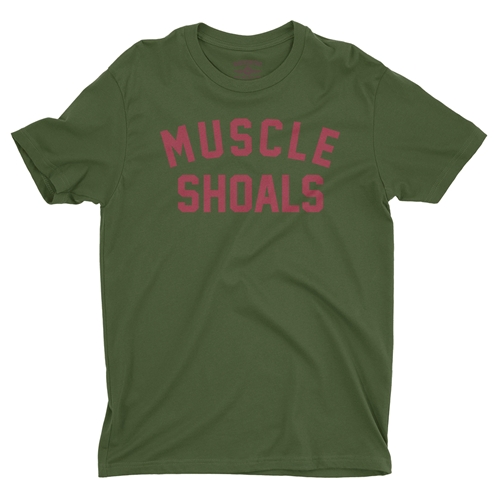 Muscle Shoals T-Shirt - Lightweight Vintage Style - vintageolive