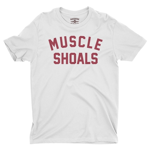 Muscle Shoals T-Shirt - Lightweight Vintage Style - vintagewhite