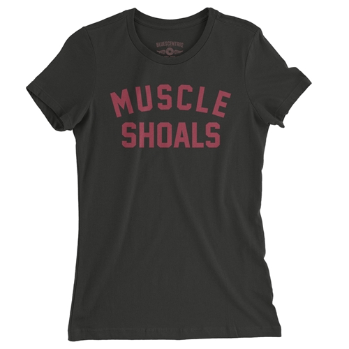 Muscle Shoals Ladies T Shirt - Relaxed Fit - ladiesblack