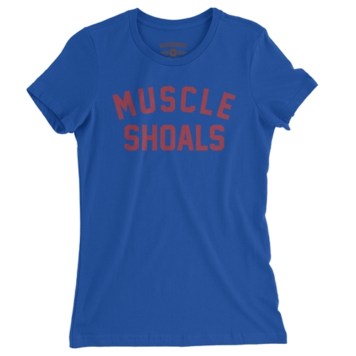 Muscle Shoals Ladies T Shirt - Relaxed Fit - ladiesblue