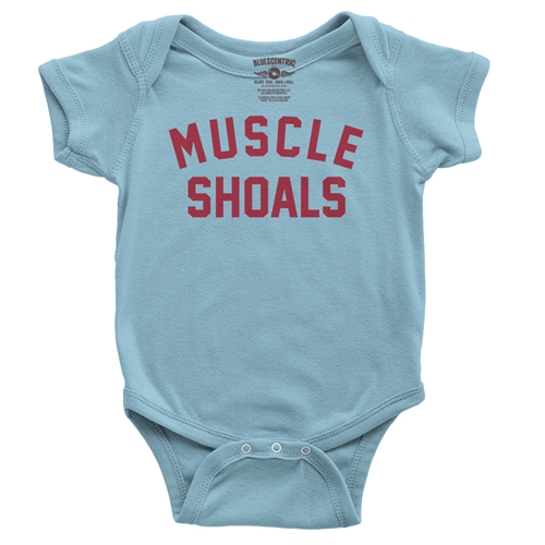 Muscle Shoals Baby Onesie - babyblue