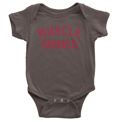 Muscle Shoals Baby Onesie - babybrown