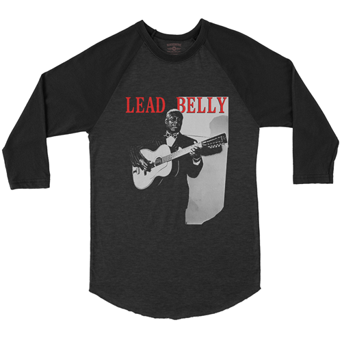 Lead Belly Scarface Baseball T-Shirt - raglanblackblacksleeve