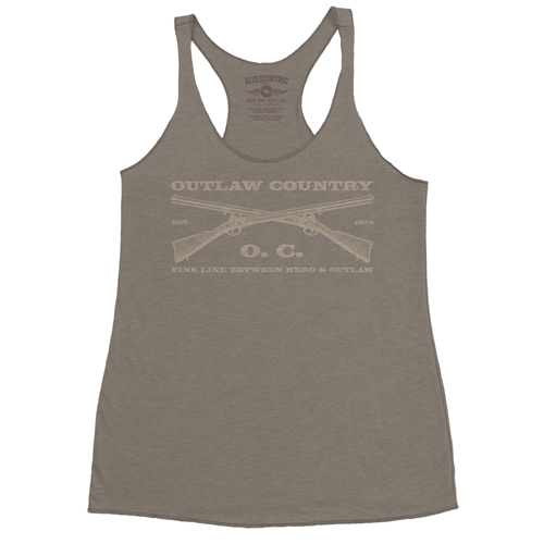 Outlaw Country Grunt Racerback Tank - Women