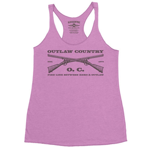 Outlaw Country Grunt Racerback Tank - Women