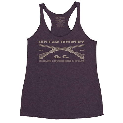 Outlaw Country Grunt Racerback Tank - Women