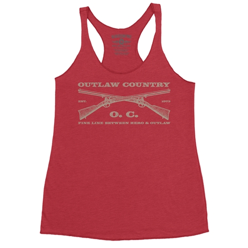Outlaw Country Grunt Racerback Tank - Women