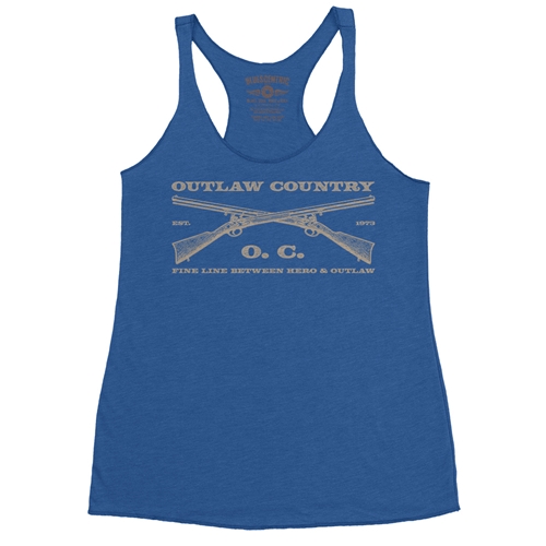 Outlaw Country Grunt Racerback Tank - Women