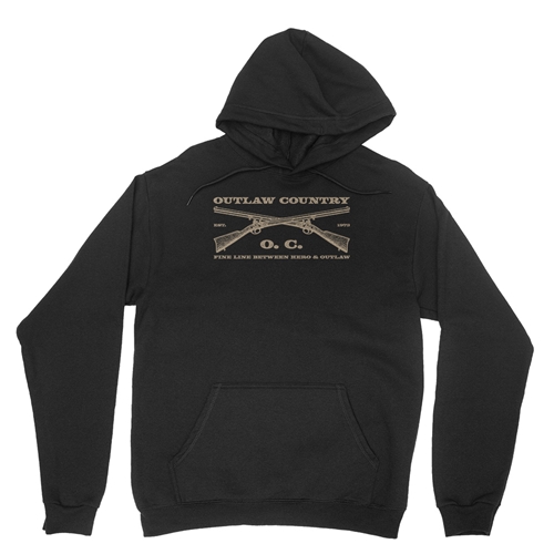 Outlaw Country Grunt Pullover Jacket - hoodieblack